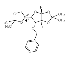 3-O-Benzyl-1,2:5,6-di-O-isopropylidene-alpha-D-allofuranose Structure