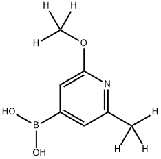 (2-(methoxy-d3)-6-(methyl-d3)pyridin-4-yl)boronic acid picture