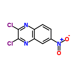 2,3-Dichloro-6-nitroquinoxaline Structure