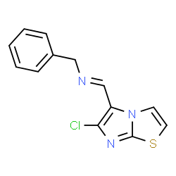 N-BENZYL-N-[(6-CHLOROIMIDAZO[2,1-B][1,3]THIAZOL-5-YL)METHYLENE]AMINE picture
