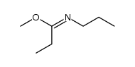 Methyl-N-(propyl)-propanimidat Structure