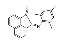 2-(2,4,6-trimethylphenyl)iminoacenaphthylen-1-one结构式