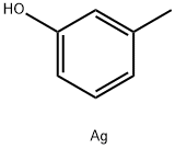 Phenol, 3-methyl-, silver(1+) salt (1:1)结构式