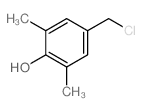 Phenol,4-(chloromethyl)-2,6-dimethyl- structure