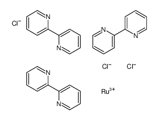 tris(2,2'-bipyridine)ruthenium III Structure