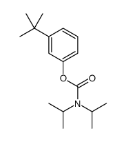 N,N-Diisopropylcarbamic acid 3-tert-butylphenyl ester结构式