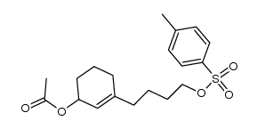 3-(4-(tosyloxy)butyl)cyclohex-2-en-1-yl acetate Structure