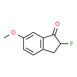 1H-Inden-1-one,2-fluoro-2,3-dihydro-6-methoxy- structure