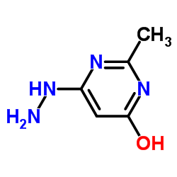 4-Pyrimidinol, 6-hydrazino-2-methyl- (8CI) structure