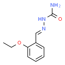 Hydrazinecarboxamide, 2-[(2-ethoxyphenyl)methylene]- (9CI) Structure
