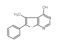 5-methyl-6-phenylthieno[2,3-d]pyrimidin-4-ol structure