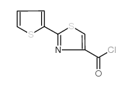 2-(2-噻吩基)-1,3-噻唑-4-羰酰氯结构式