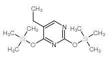 2,4-Bis(trimethylsiloxy)-5-ethylpyrimidine structure