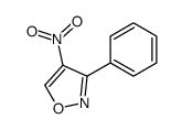 4-nitro-3-phenyl-1,2-oxazole结构式