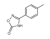 4,5-dihydro-3-(p-tolyl)-1,2,4-oxadiazol-5-one结构式