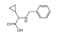 2-(benzylamino)-2-cyclopropylacetic acid结构式
