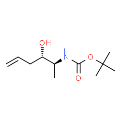 Carbamic acid, [(1R,2R)-2-hydroxy-1-methyl-4-pentenyl]-, 1,1-dimethylethyl结构式