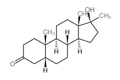 (5R,17S)-17-hydroxy-10,13,17-trimethyl-2,4,5,6,7,8,9,11,12,14,15,16-dodecahydro-1H-cyclopenta[a]phenanthren-3-one Structure