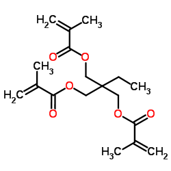 Trimethylolpropane trimethacrylate structure