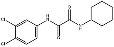 N'-cyclohexyl-N-(3,4-dichlorophenyl)ethanediamide structure