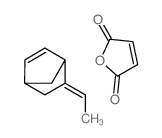 (5E)-5-ethylidenebicyclo[2.2.1]hept-2-ene; furan-2,5-dione结构式