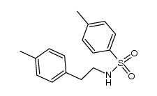 4-methyl-N-[2-(4-methylphenyl)ethyl]benzenesulfonamide结构式