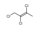 (E)-1,2,3-Trichloro-2-butene结构式