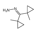 (bis(1-methylcyclopropyl)methylene)hydrazine Structure