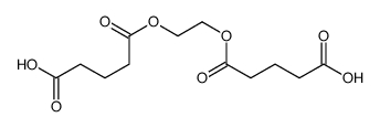 5-[2-(4-carboxybutanoyloxy)ethoxy]-5-oxopentanoic acid结构式