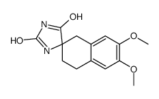 2-spirohydantoin-6,7-dimethoxytetrahydronaphthalene结构式