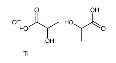2-hydroxypropanoic acid,oxotitanium结构式