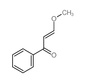 (E)-3-methoxy-1-phenyl-prop-2-en-1-one结构式