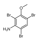 2,4,6-tribromo-3-methoxyaniline结构式