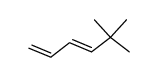 5,5-dimethyl-1,3-hexadiene结构式
