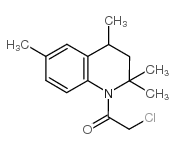 2-CHLORO-1-(2,2,4,6-TETRAMETHYL-3,4-DIHYDRO-2H-QUINOLIN-1-YL)-ETHANONE Structure