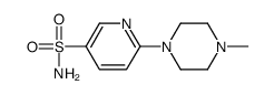 6-(4-methylpiperazin-1-yl)pyridine-3-sulfonamide Structure