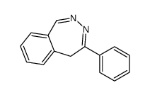 4-phenyl-5H-2,3-benzodiazepine结构式