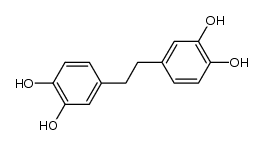 4,4'-(ethane-1,2-diyl)dibenzene-1,2-diol结构式