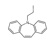 5H-N-propyl-dibenz[b,f]azepine结构式