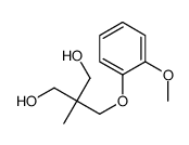 2-[(2-methoxyphenoxy)methyl]-2-methylpropane-1,3-diol Structure