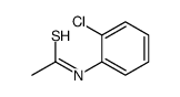 N-(2-chlorophenyl)ethanethioamide结构式