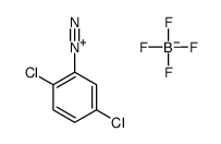 2,5-dichlorobenzenediazonium tetrafluoroborate结构式