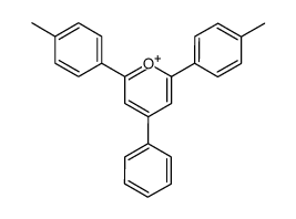 2,6-Bis(4-Methylphenyl)-4-phenylpyrylium Structure