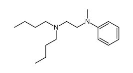 N,N-dibutyl-N'-methyl-N'-phenyl-ethylenediamine结构式