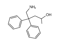 5-amino-4,4-diphenylpentan-2-ol结构式