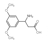 3-amino-3-(3,5-dimethoxyphenyl)propanoic acid Structure