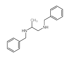 1,2-Propanediamine,N1,N2-bis(phenylmethyl)-结构式