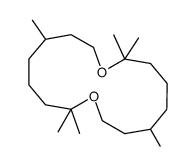 2,2,6,10,10,14-hexamethyl-1,9-dioxa-cyclohexadecane Structure