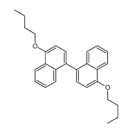 1-butoxy-4-(4-butoxynaphthalen-1-yl)naphthalene结构式