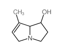 7-methyl-2,3,5,8-tetrahydro-1H-pyrrolizin-1-ol结构式